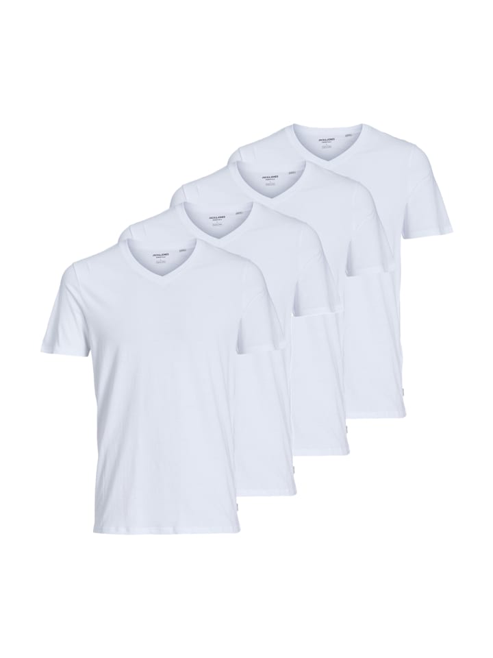Unterhemd / Shirt Kurzarm Jacbasic in Weiß