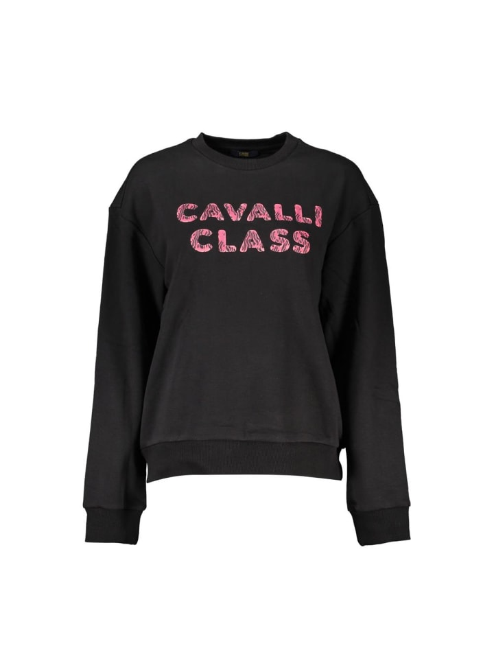 Schwarz Baumwolle Damen Pullover