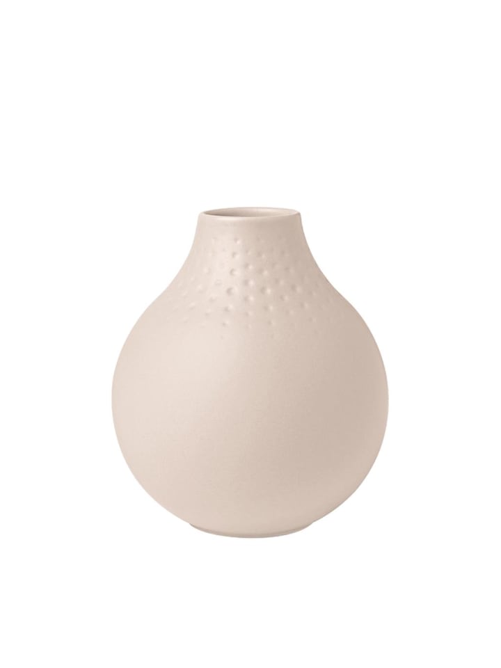 Vase Perle Manufacture Collier in Beige 12 cm