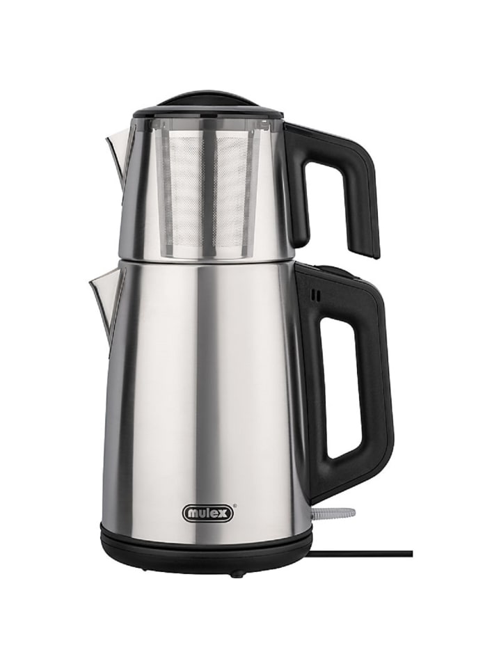 Teekocher / Wasserkocher 2L in Silber