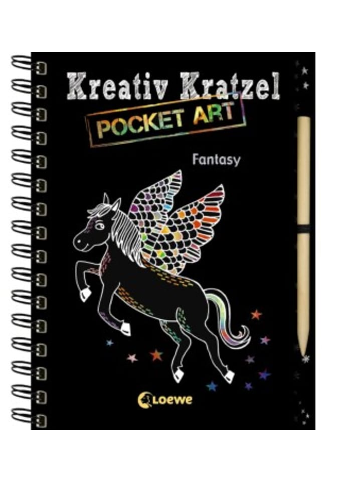 Buch - Kreativ-Kratzel Pocket Art - Fantasy