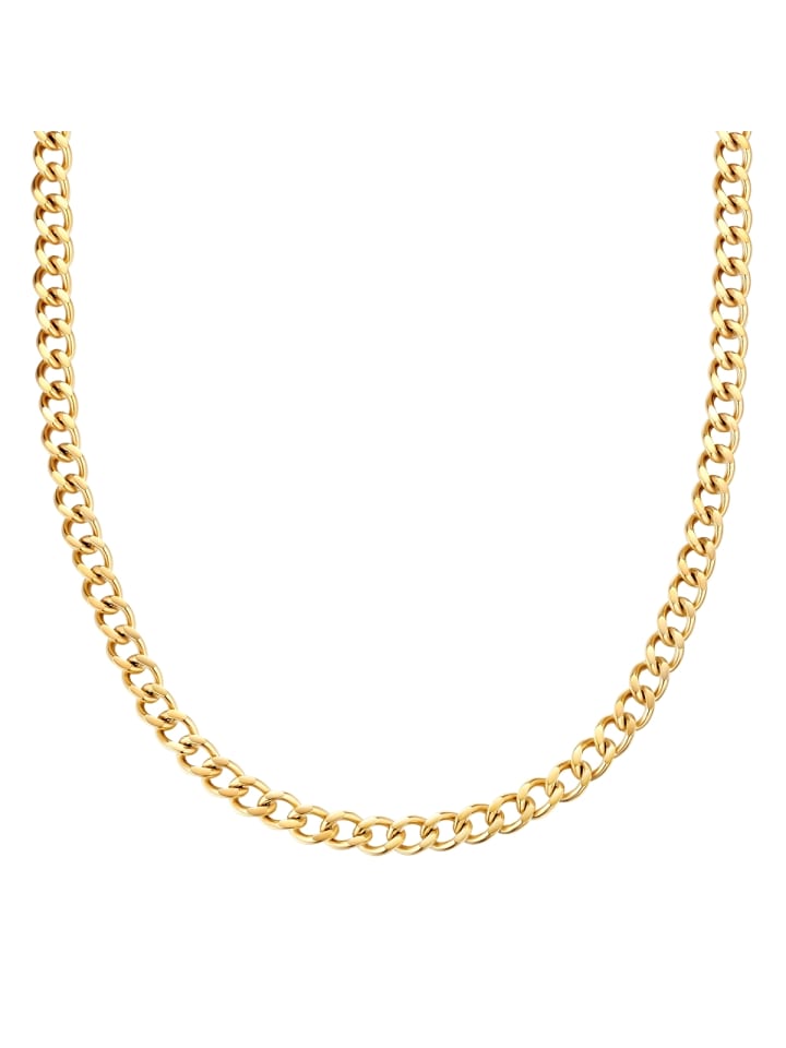 Kette aus Edelstahl in gelbgold
