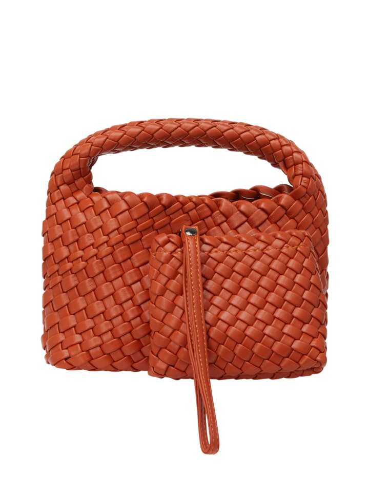 Women 2-In-1 Tote Bag Set in Orange