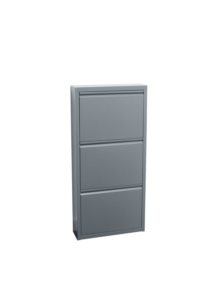 Schuhschrank Pisa 1 Grau 50 x 16 cm