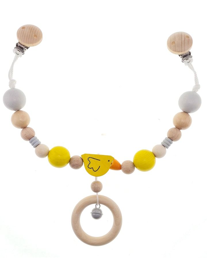 Wagenkette "Ente" in nature/gelb