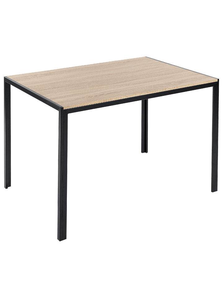 Esszimmertisch NEWFIELD in Schwarz/Braun - (W) 80 x (H) 76 x (L) 120 cm