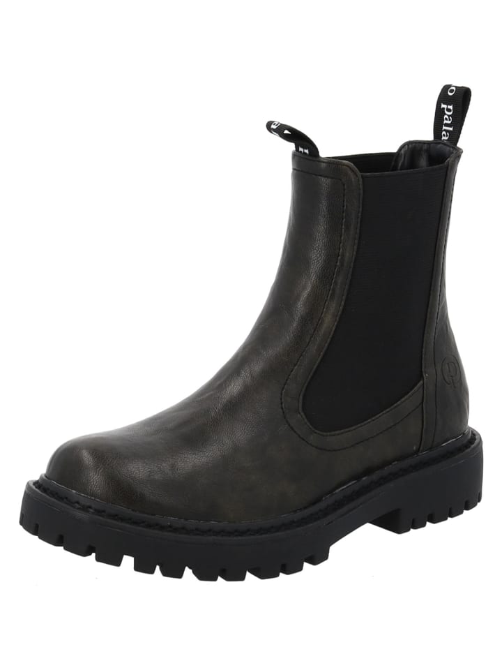 Chelsea Boots Dedej in Khaki/Schwarz