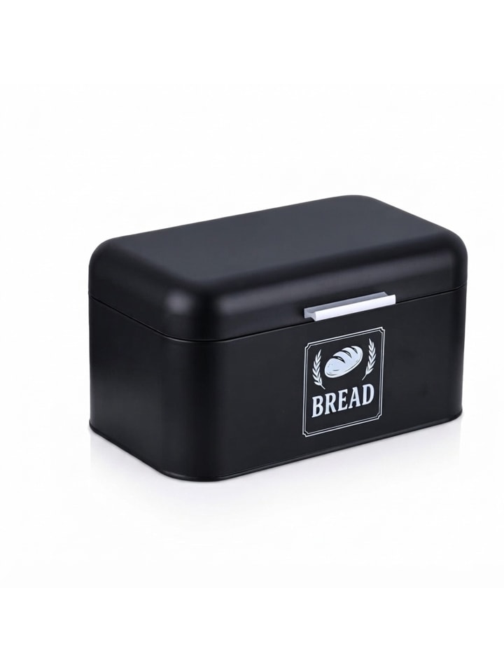 Brotkasten in Schwarz – (B)30 x (H)16,5 x (T)19 cm