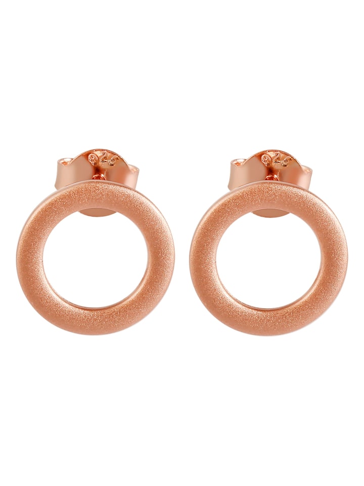 Damen Ohrringe – Ohrstecker aus 925 Silber in gold