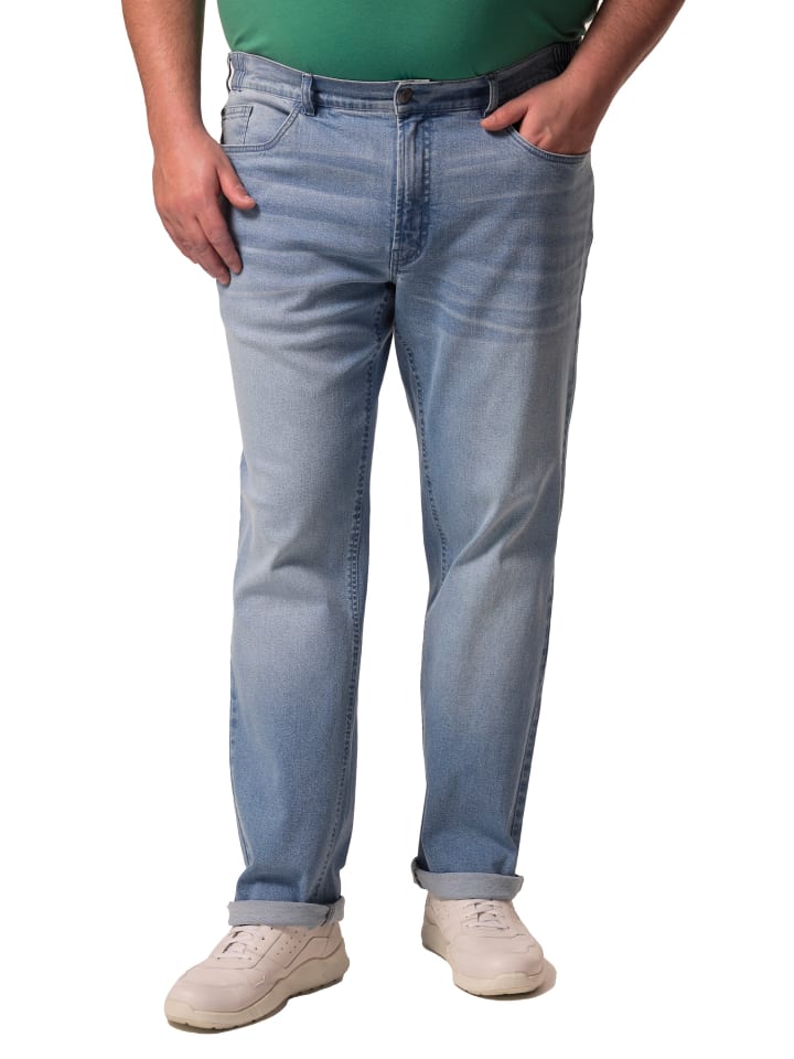 Jeanshose in bleached denim