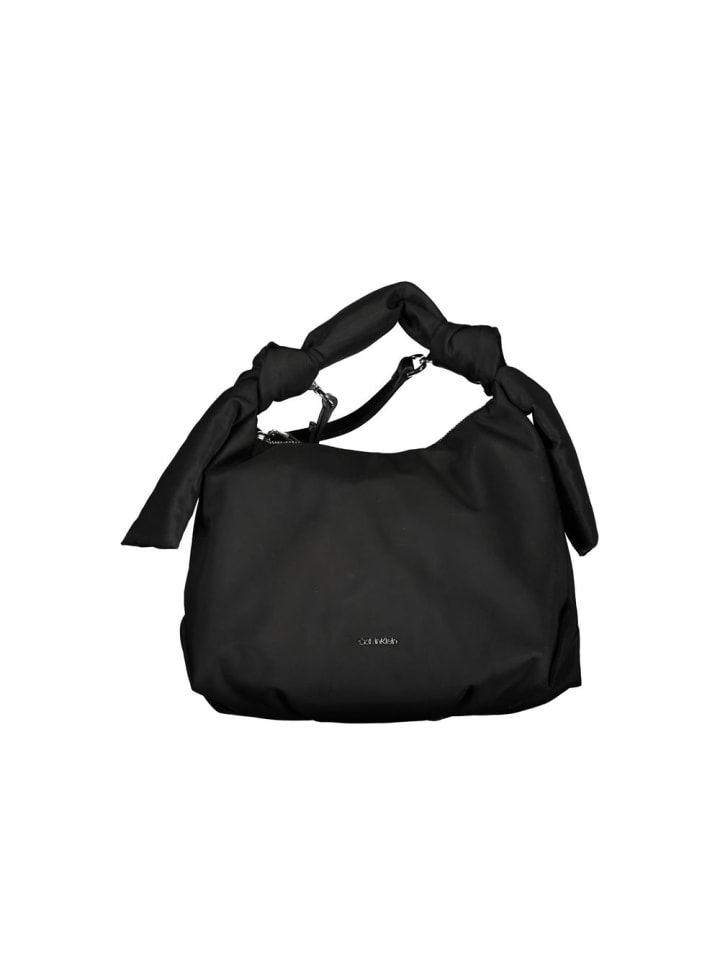 Schwarz Polyester Damen Handtasche