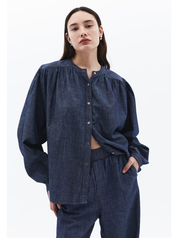 Hemdbluse MID BLUE DENIM