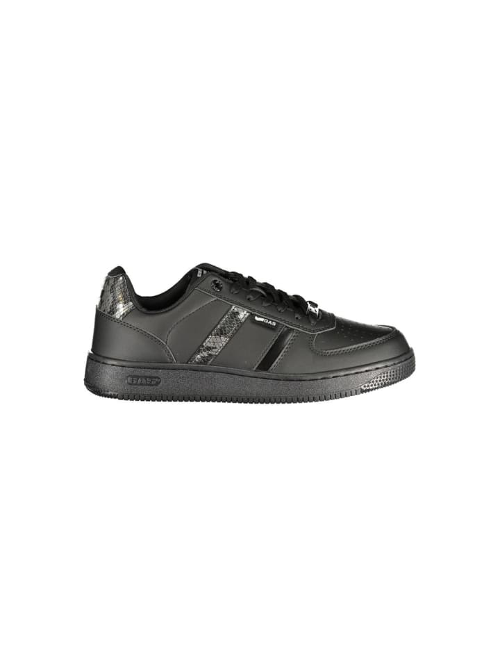 Schwarz Polyurethan Damen Sneaker