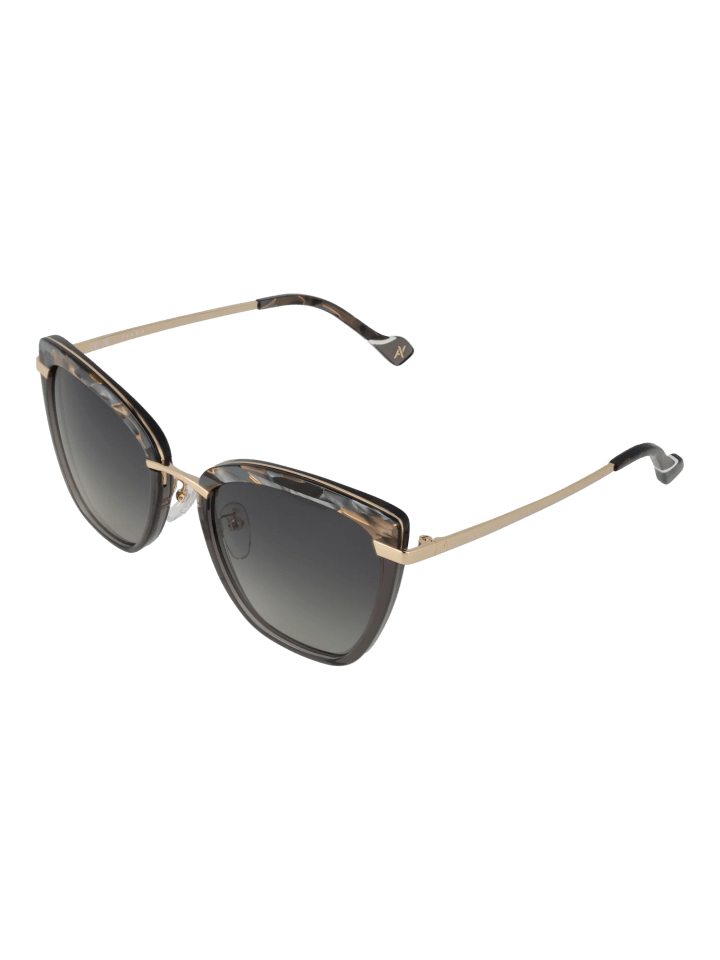 Frauen Sonnenbrille Quadratisch Grau
