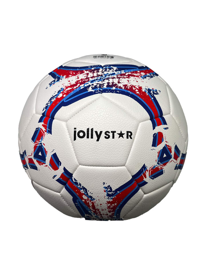JollyStar Fußball Größe 5, 32 Panel, 3.5 mm TPU für Training in Rot