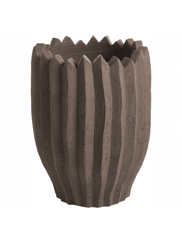 Outdoor Blumentopf ATTERSEE in Braun - (W) 33 x (H) 40 x (L) 33 cm