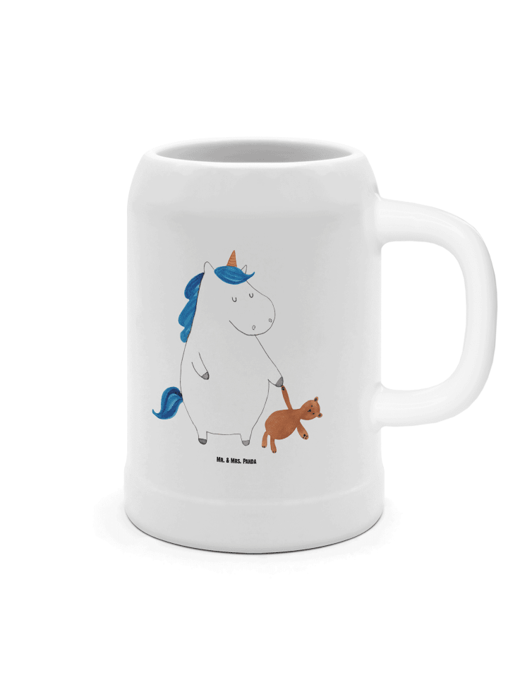 Krug Einhorn Teddy ohne Spruch in Weiß