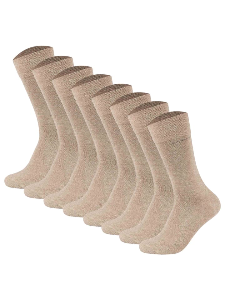 Socken 8er Pack in Sand