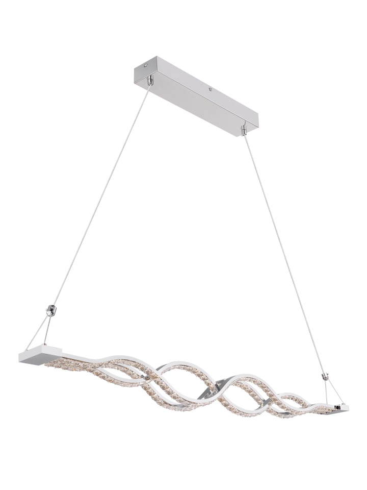 Hängeleuchte "PILLA" in silver