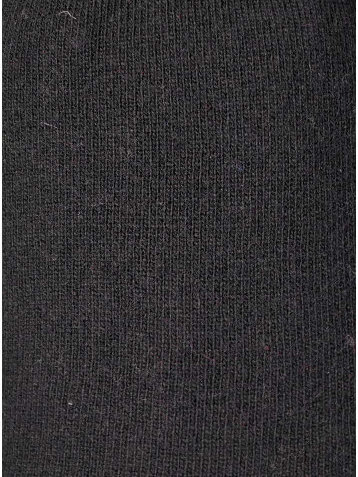Wollschal in schwarz
