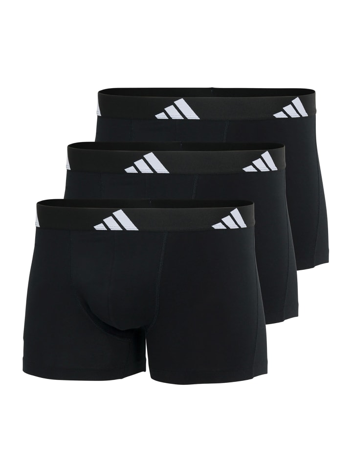 Boxershort 3er Pack in Schwarz