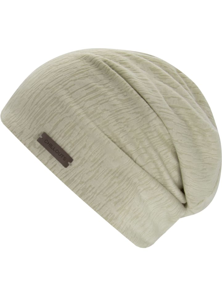 Sommer-Strickmütze in beige