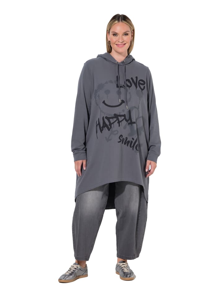 Sweatshirt in stahlgrau
