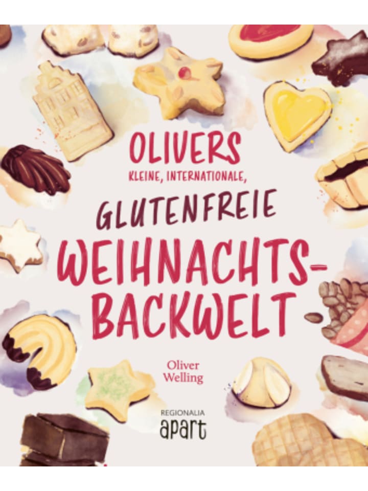 Buch - Olivers kleine, internationale, glutenfreie Weihnachtsbackwelt