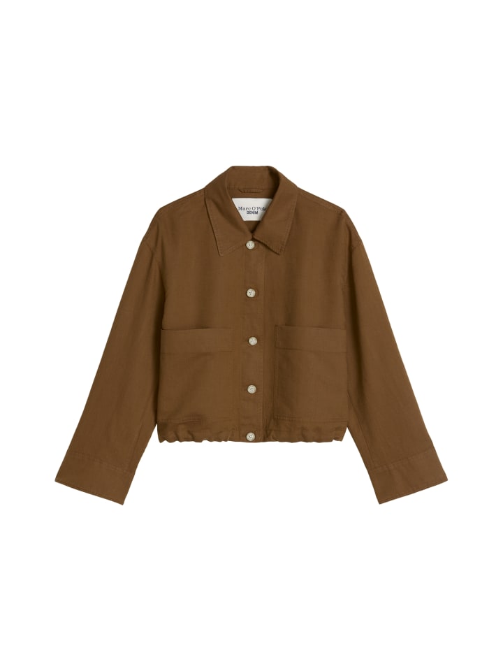 Jacke relaxed in Umbra Brown