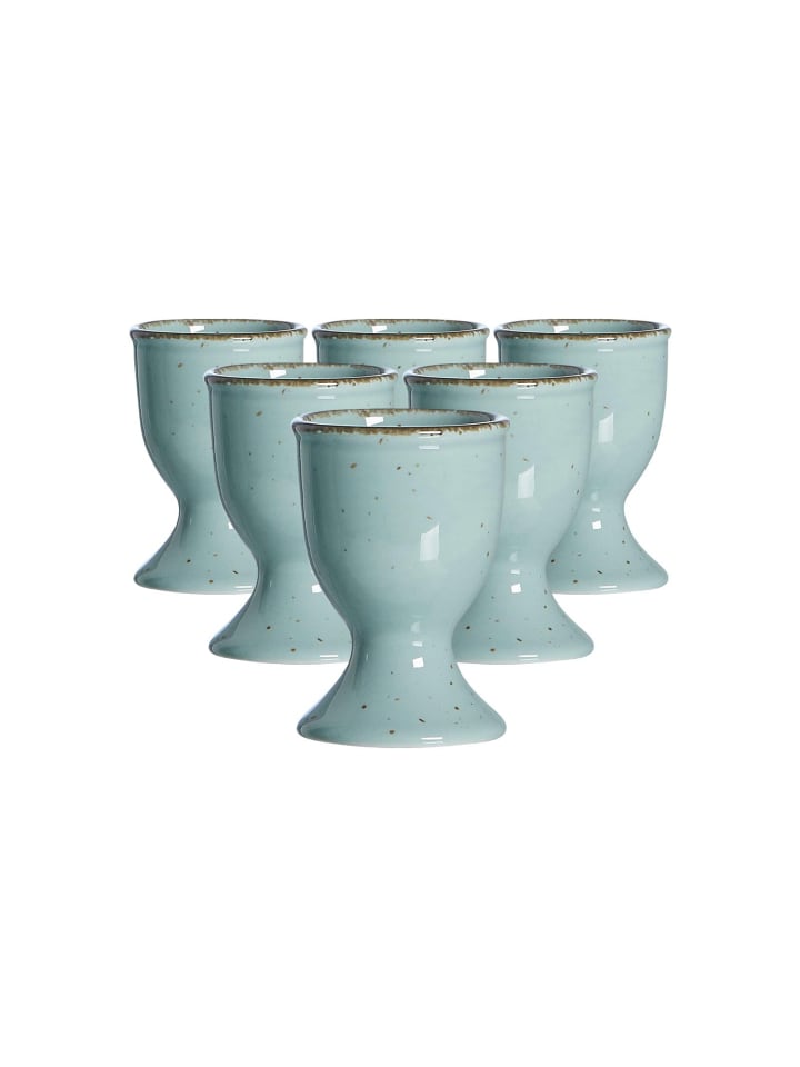 6er Set Eierbecher Casa in Blau ø 5 cm