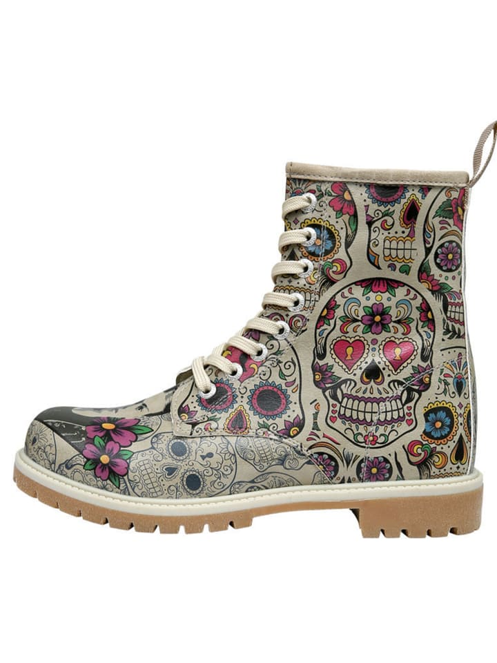 Longe Boots - Remembrance Of Frida Kahlo in Grau