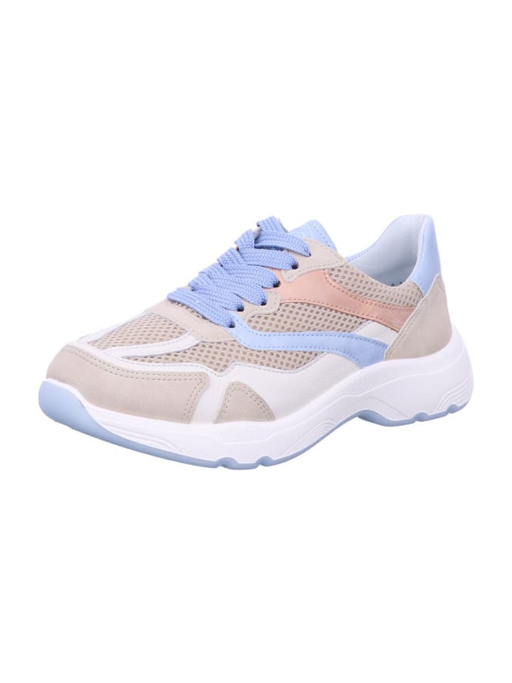 Damen- Schnürschuhe BOSTON in Beige