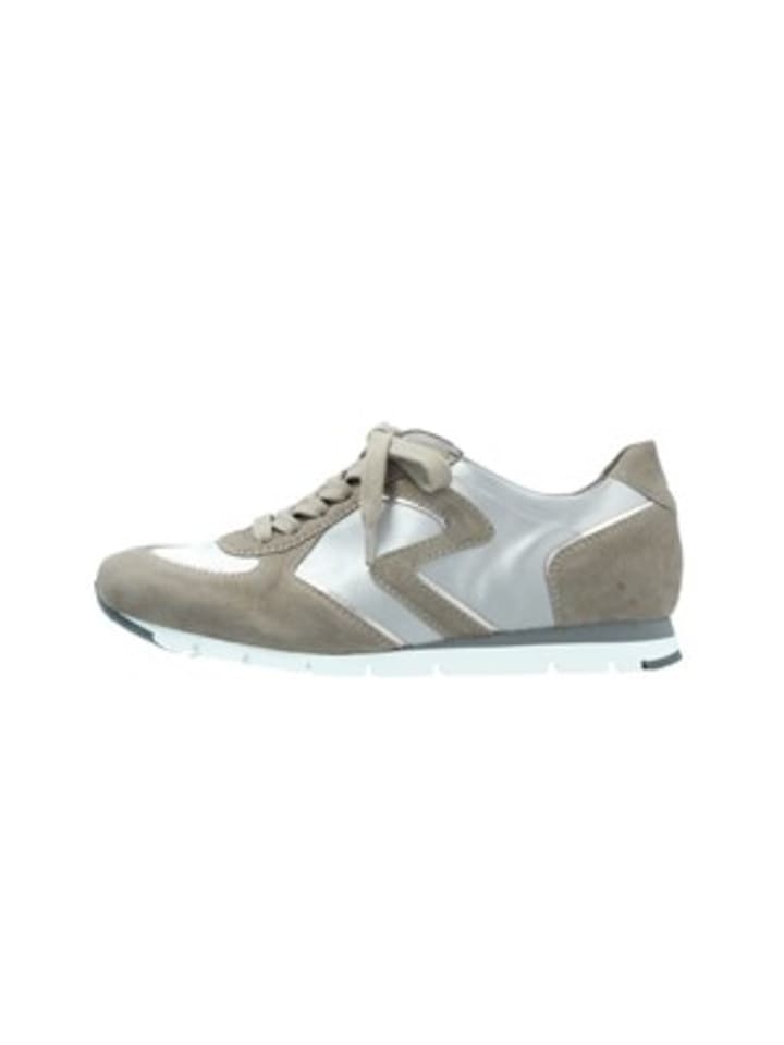 Komfort Schnürschuh in beige