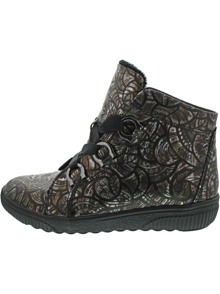 H-Steffi Schnürstiefel Schwarz
