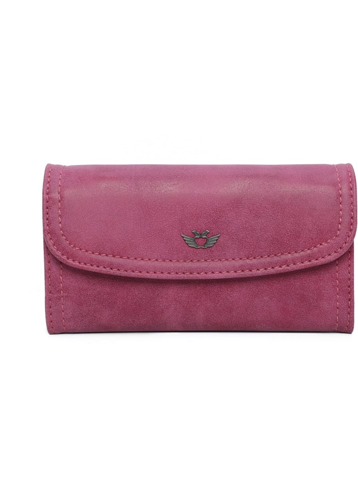 Fritzi12 Heide Vintage Geldbörse 19.5 cm true berry
