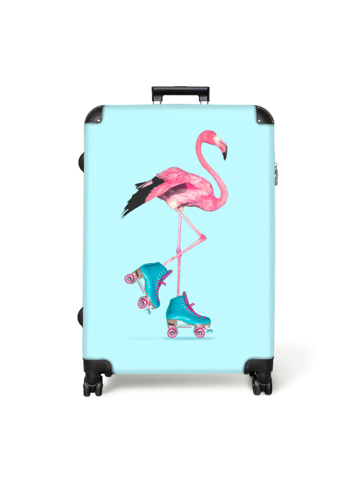 Suitcase, Koffer, Reisekoffer Flamingo