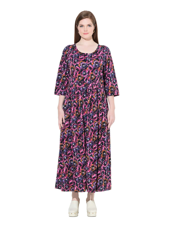 Kleid in dunkles violett