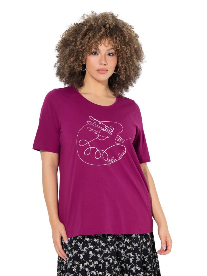 Shirt in magnolienrot