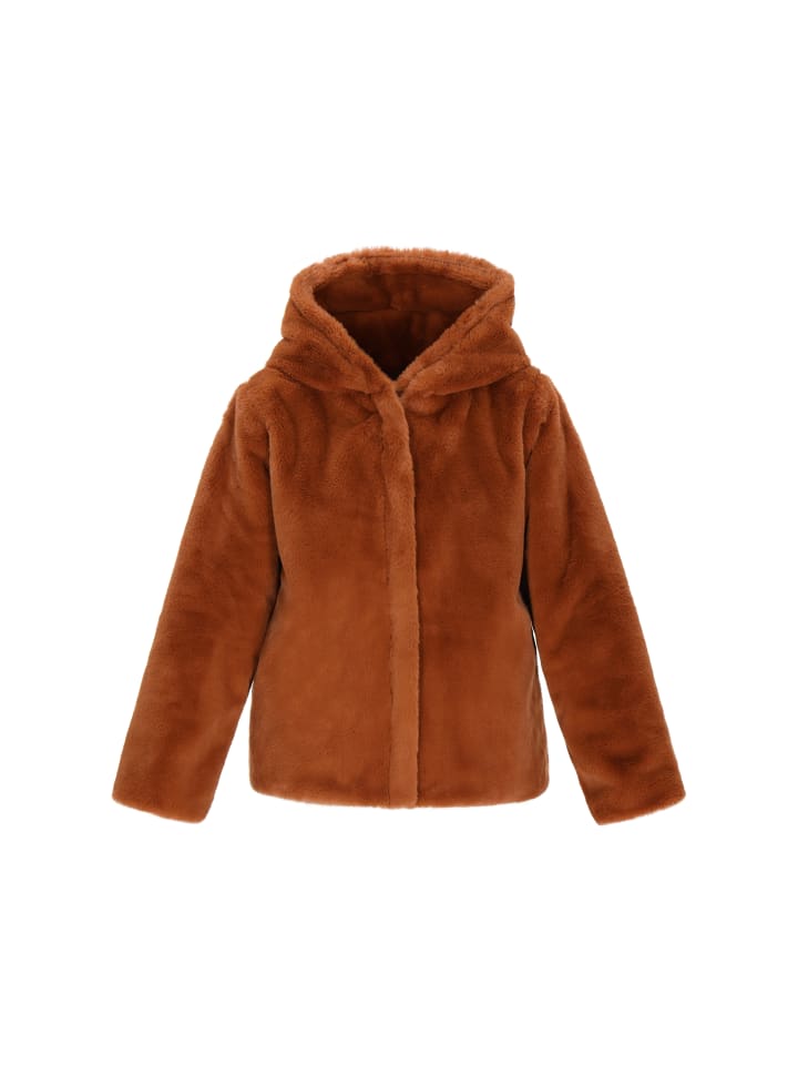 Women Jacket in dark cognac