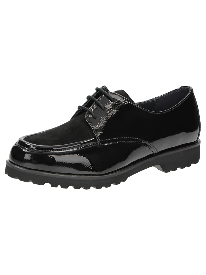 Schnürschuh Meredith-749-H in schwarz