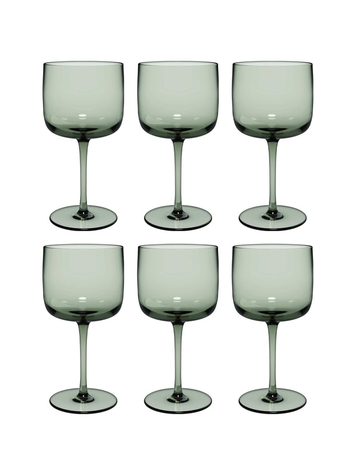 6er Set Weingläser Like Glass in Sage 270 ml