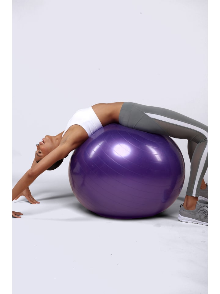Gymnastikball 75 cm in Violett