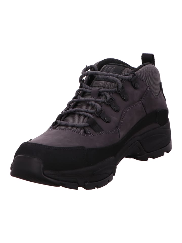 Sportlicher Schnürschuh in grau