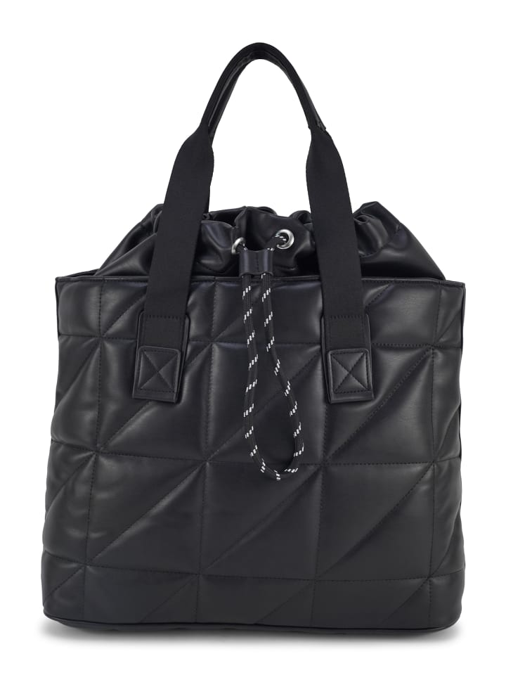 Schultertasche MORGANA in jet black