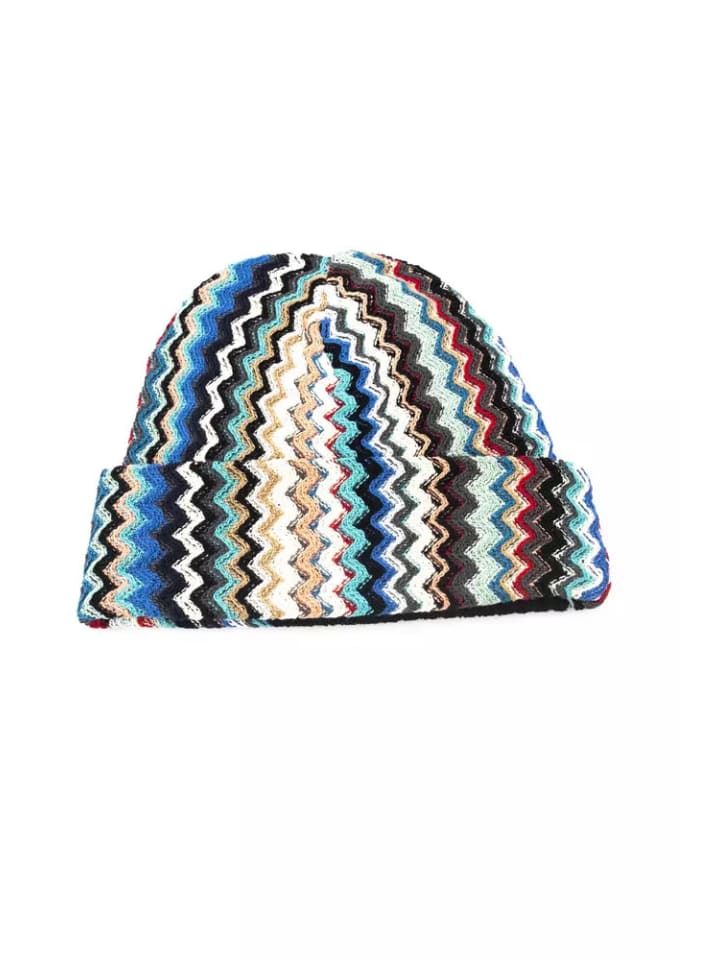 Mehrfarbig Wolle Herren Hut