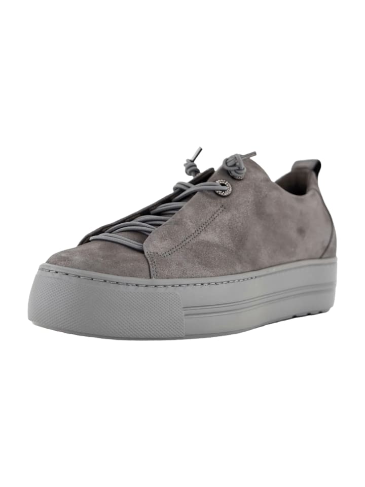 Plateau Schnürschuhe in Grau