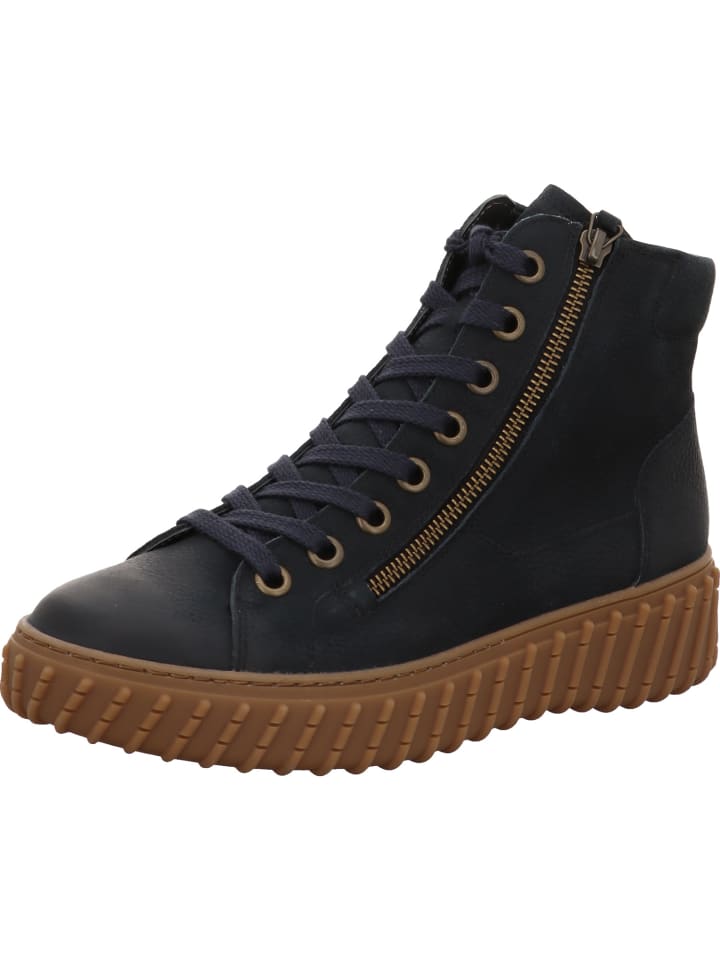 Stiefelette in blau