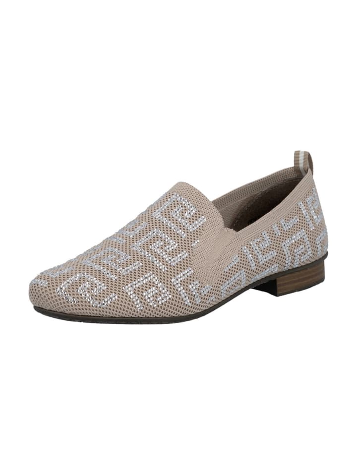 Klassische Slipper in Beige