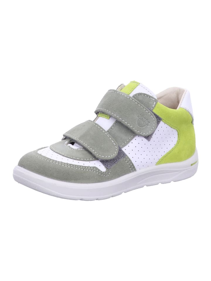 Klettschuhe EMMO in weiss/lime