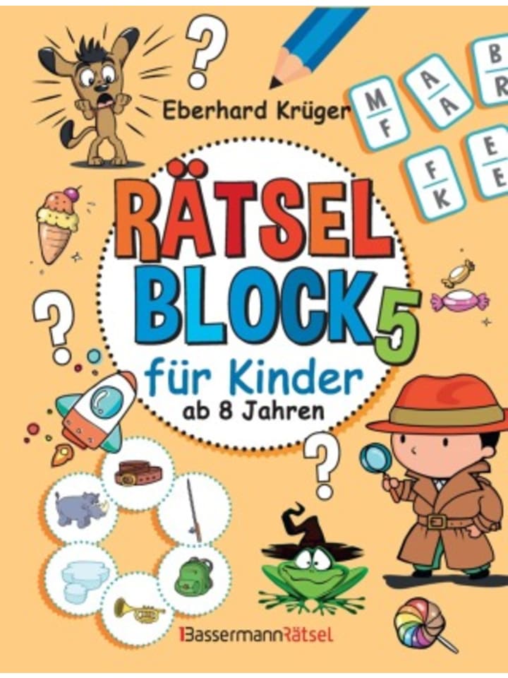 Buch - Rätselblock 5 für Kinder ab 8 Jahren